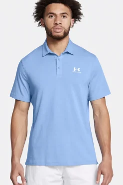Casual heren polo km blauw