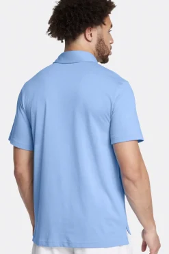 Casual heren polo km blauw