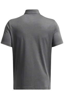 Casual heren polo km grijs