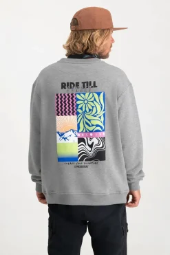 Casual heren sweater grijs