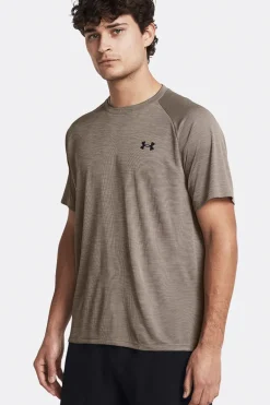 Casual heren t-shirt km bruin