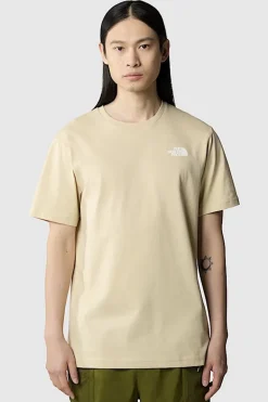Casual heren t-shirt km ecru