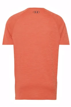 Casual heren t-shirt km oranje