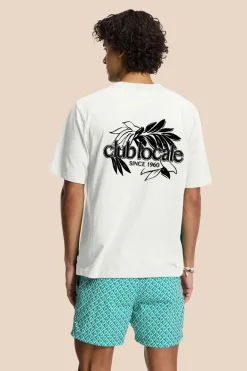 Casual heren t-shirt km wit