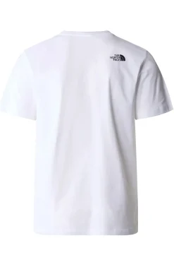 Casual heren t-shirt km wit