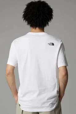 Casual heren t-shirt km wit