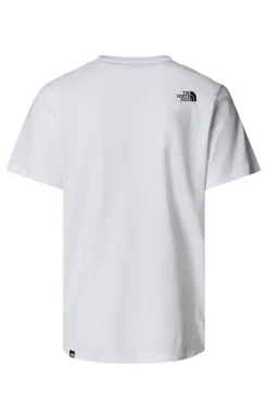 Casual heren t-shirt km wit