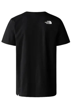 Casual heren t-shirt km zwart