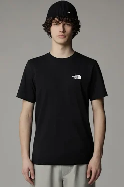 Casual heren t-shirt km zwart