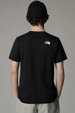 Casual heren t-shirt km zwart
