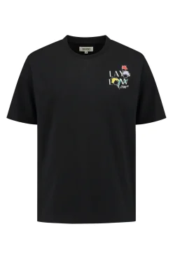 Casual heren t-shirt km zwart