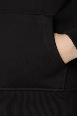 Casual jongens hoodie zwart