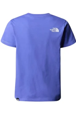 Casual jongens t-shirt km paars