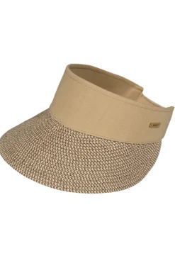 Casual zonneklep bruin