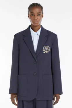 Dames blazer blauw