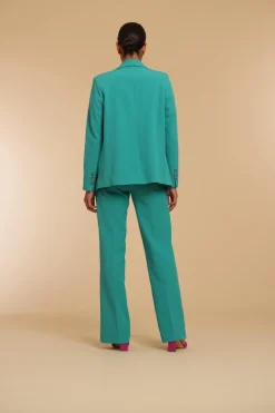 Dames blazer blauw