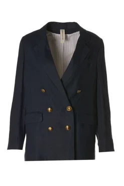 Dames blazer blauw