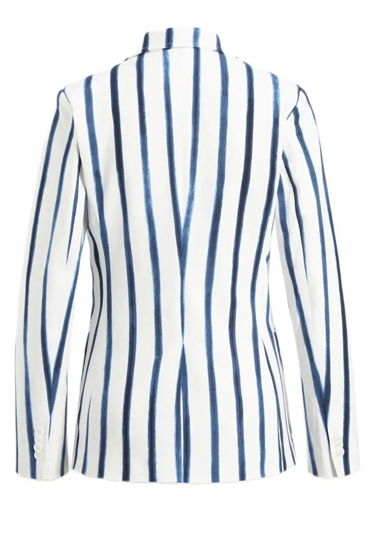 Dames blazer blauw