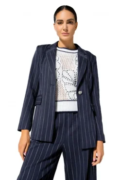 Dames blazer blauw