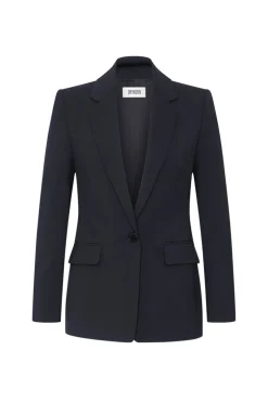 Dames blazer blauw