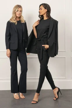 Dames blazer blauw