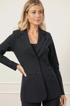 Dames blazer blauw