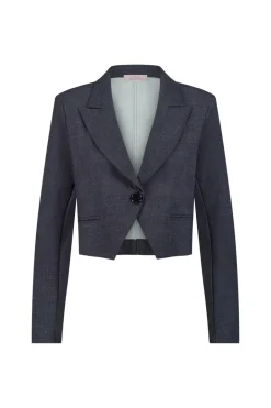 Dames blazer blauw