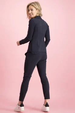 Dames blazer blauw