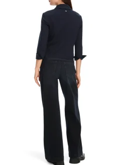 Dames blazer blauw