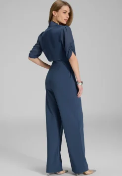 Dames blazer blauw