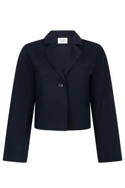 Dames blazer blauw