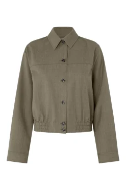 Dames blazer bruin