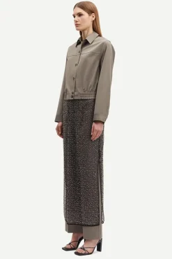 Dames blazer bruin