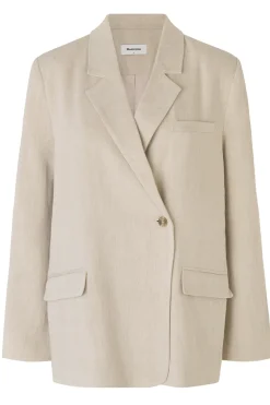 Dames blazer bruin