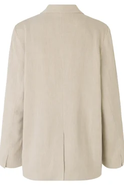 Dames blazer bruin