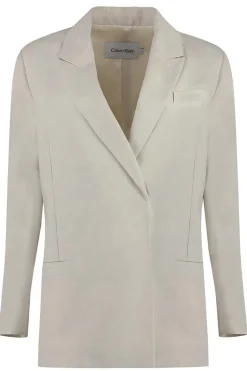 Dames blazer bruin