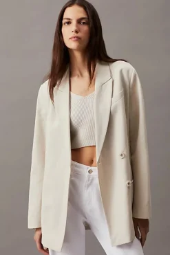 Dames blazer bruin