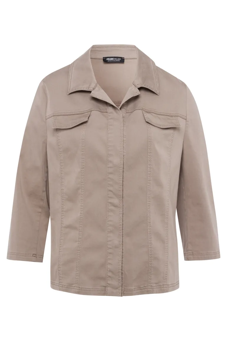 Dames blazer bruin