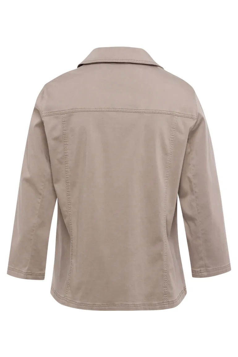 Dames blazer bruin