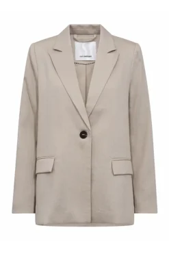 Dames blazer bruin