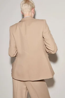Dames blazer bruin