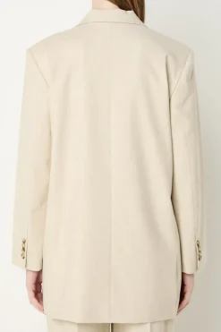 Dames blazer bruin