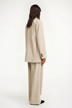 Dames blazer bruin