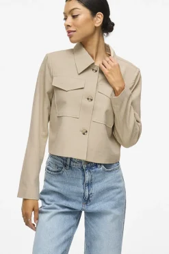 Dames blazer bruin