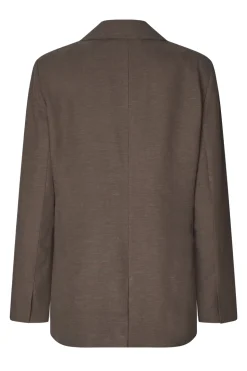 Dames blazer bruin