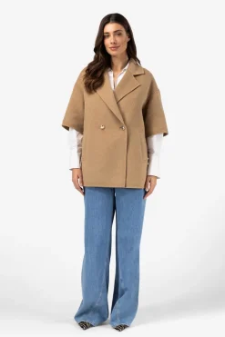 Dames blazer bruin