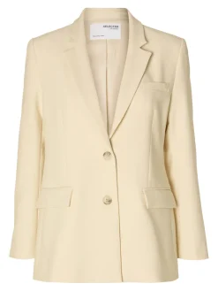 Dames blazer ecru