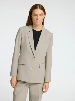 Dames blazer ecru