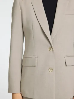 Dames blazer ecru