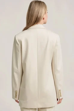 Dames blazer ecru